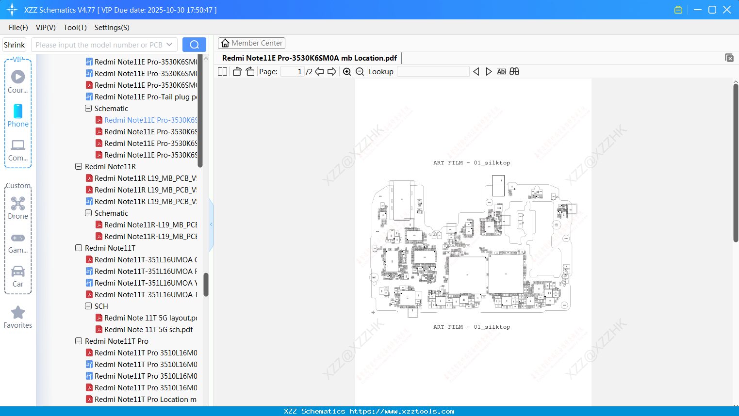 Xiaomi Redmi Note11E Pro-3530K6SM0A Mb Location
